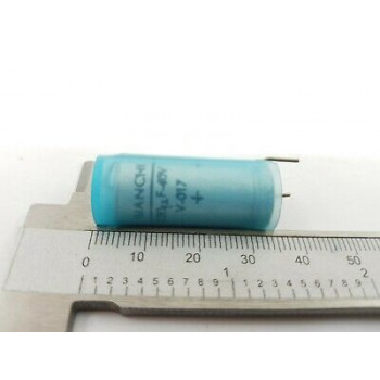 ELECTROLYTIC CAPACITOR BIANCHI 220uF 40V NOS(New Old Stock) 2PC. CA256U14F030321