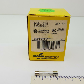 COOPER BUSSMANN SLOW FUSE 3,2/10A  250V  3,2A 250V FUSIBLE LENTO. C604CU80