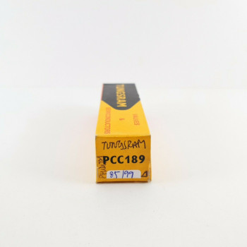 1 X PCC189 TUNGSRAM TUBE. DIMPLE GETTER. 1960s PHILIPS PRODUCTION. CT  ENA