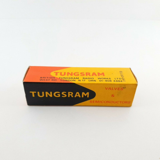 1 X PCC189 TUNGSRAM TUBE. DIMPLE GETTER. 1960s PHILIPS PRODUCTION. CT  ENA