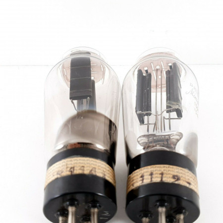 2 X 1561 PHILIPS-MINIWATT TUBE. BLACK PLATES. OLD & RARE VERSION. CI  ENA