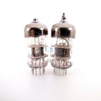 2 X 6N3P / 2C51 TUBE. RARE VINTAGE 1963 RUSSIAN PROD. BLACK PLATES. AB  ENA 2