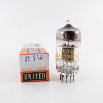 1 X 12AT7 / ECC81 UNITED TUBE. 1970s PROD. 120/122% CF  ENA