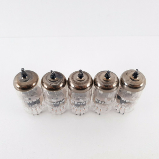 5 X PCC189 SIEMENS TUBE. CRYOTREATED. 1960s PROD. 2MATCHED PAIR + 1. 1 CT  ENA