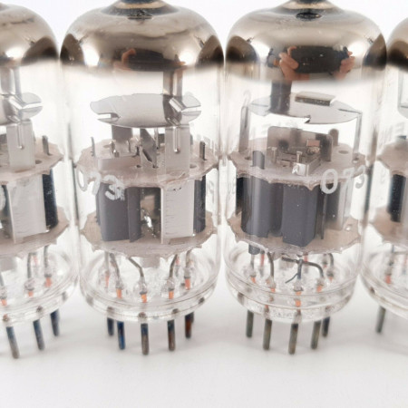 5 X PCC189 SIEMENS TUBE. CRYOTREATED. 1960s PROD. MATCHED PAIR + 3. 2 CT  ENA