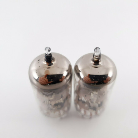 2 X PCC189 MULLARD TUBE. HALO GETTER. 1960s TUNGSRAM PRODUCTION. CT  ENA