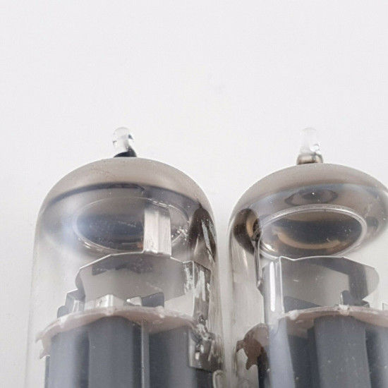 2 X PCC189 MULLARD TUBE. HALO GETTER. 1960s TUNGSRAM PRODUCTION. CT  ENA