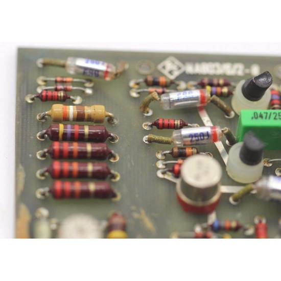 OLD PCB RS NA803/6/2-8. CAPACITOR, TRANSISTOR, DIODE, RESISTOR NOS 1PC. CA327U2