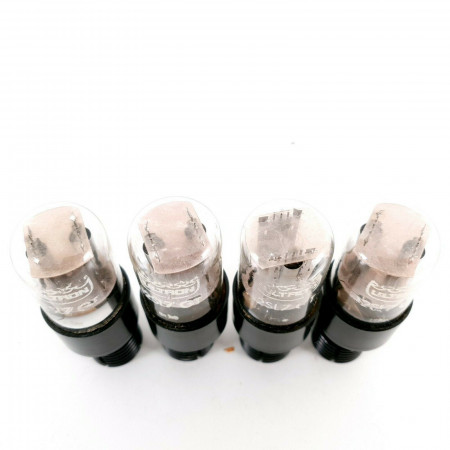 4 X 12SL7GT  TUBE. ULTRON BRAND. CHROME PLATES. 2 MATCHED PAIRS. CC  ENA