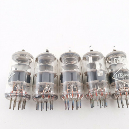 5 X ECC189 HALTRON TUBE. CRYOTREATRED. HALO GETTER. 1960s TUNGSRAM PROD. CT  ENA
