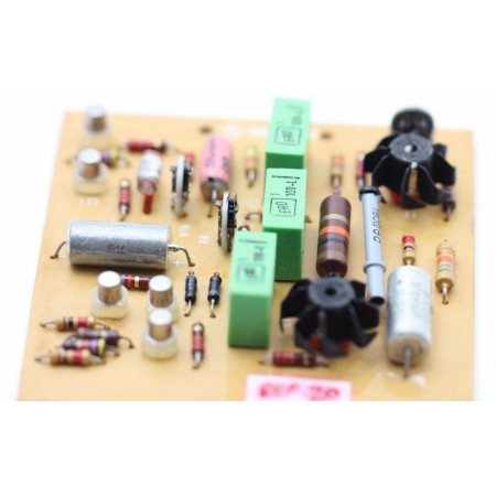 OLD PCB RS NA803/11/38. TRIMMERS, TRANSISTORS, CAPACITOR NOS 1PC. CA327U2F050717