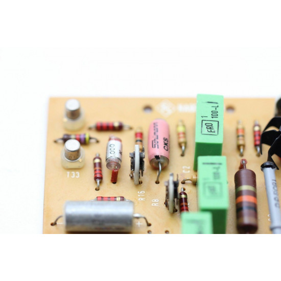OLD PCB RS NA803/11/38. TRIMMERS, TRANSISTORS, CAPACITOR NOS 1PC. CA327U2F050717