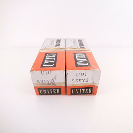 2 X SS5Y3 / 5Y3 UDI SOLID STATE TUBE. UNITED BOX. TUBE REPLACEMENT. AB  ENA