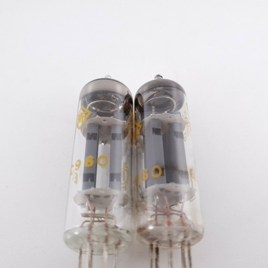 2 X ECC960 / E90CC WF TUBE. MATCHED PAIR. 3. CH52