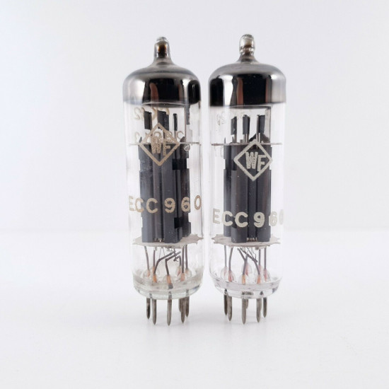 2 X ECC960 / E90CC WF TUBE. MATCHED PAIR. 6. CH52