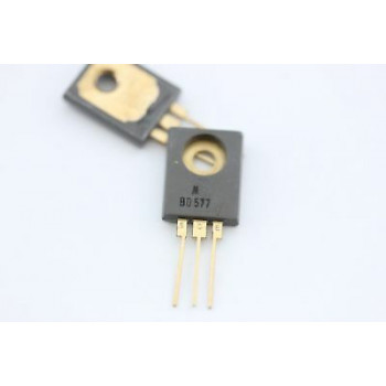 BD577 MOTOROLA GOLD TRANSISTOR NOS( New Old Stock ) 1PC. C222U5F260314