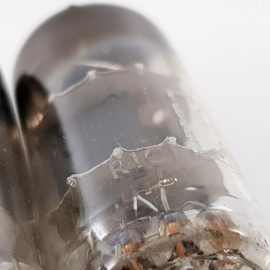 2 X ECC81 MULLARD TUBE. R-CODES. SMOOTH PLATES. 1960s PRODUCTION.  CI  ENA