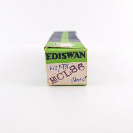 1 X ECL86 TUBE. EDISWAN BRAND. BLACK / GREY PLATES. CL  ENA