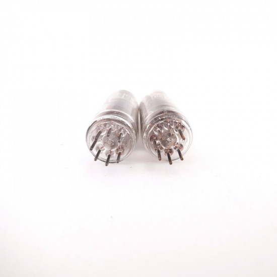 2 X CV4062 / A2134 MARCONI-OSRAM 1959' PROD. TUBE. BLACK PLATES. D-G. AB  ENA