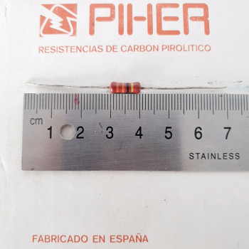 1 X 1/2W 33R 5% 1970s VINTAGE PIHER RESISTOR. NOS. C1829U450F040221