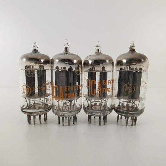 1 X 5963 RCA TUBE. 17MM GREY PLATES. 1960s PRODUCTION. MATCHED QUAD. AB  ENA