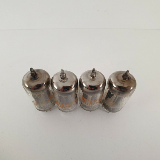 1 X 5963 RCA TUBE. 17MM GREY PLATES. 1960s PRODUCTION. MATCHED QUAD. AB  ENA