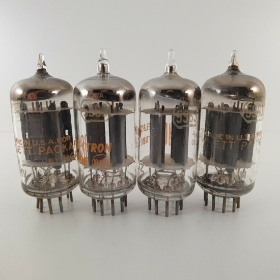 1 X 5963 RCA TUBE. 17MM GREY PLATES. 1960s PRODUCTION. MATCHED QUAD. AB  ENA