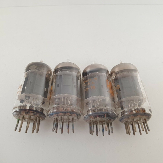 1 X 5963 RCA TUBE. 17MM GREY PLATES. 1960s PRODUCTION. MATCHED QUAD. AB  ENA