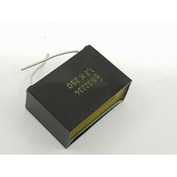 CAPACITOR 2,2uF 250V 10% B32234 SIEMENS (New Old Stock) 1PC. C599U40F041220