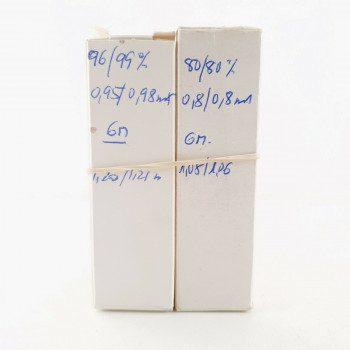 2 X JG 5751 TUBE. GE BRAND. GREY PLATES. 3 MICA. 1960s PRODUCTION. CJ  ENA 2