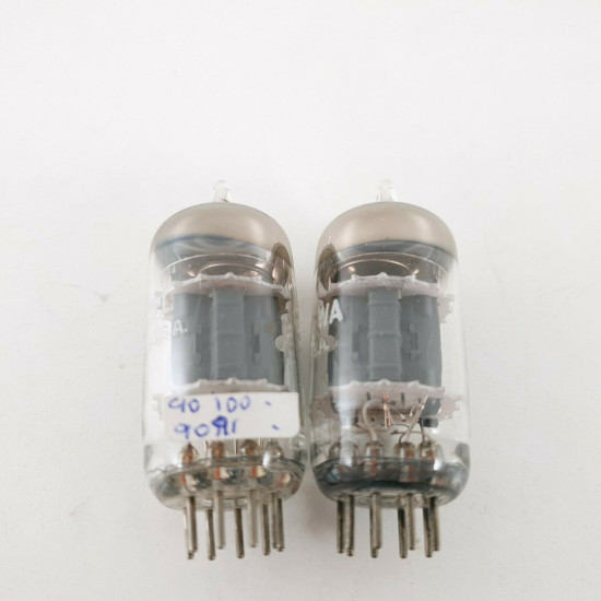 2 X JG 5751 TUBE. GE BRAND. GREY PLATES. 3 MICA. 1960s PRODUCTION. CJ  ENA