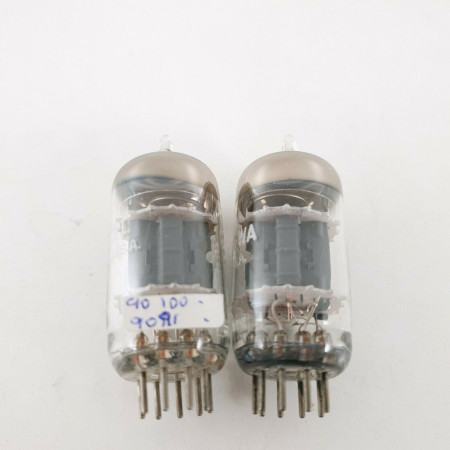 2 X JG 5751 TUBE. GE BRAND. GREY PLATES. 3 MICA. 1960s PRODUCTION. CJ  ENA