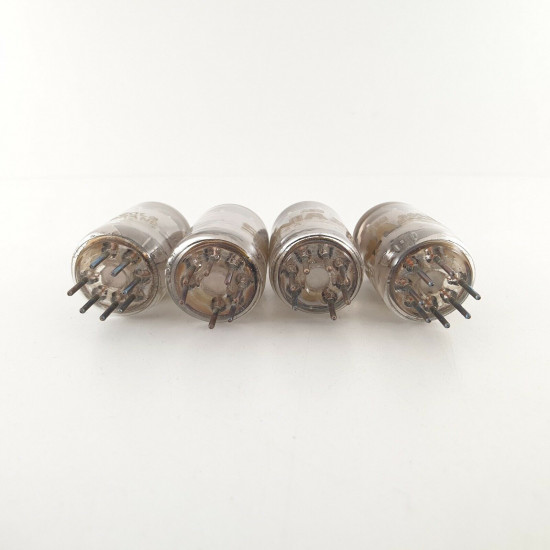 4 X GB 5654 SYLVANIA TUBE. GOLD BRAND. BLACK PLATES. NOS / NIB.  AB  ENA