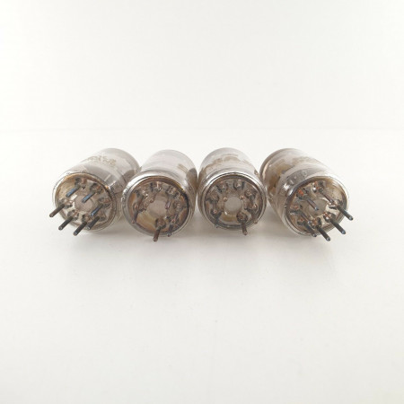 4 X GB 5654 SYLVANIA TUBE. GOLD BRAND. BLACK PLATES. NOS / NIB.  AB  ENA