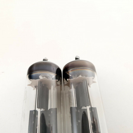 2 X 6V4 / EZ80 RSD TUBE. 1950s PROD. WELDED PLATES. SOLID GETTER. AB  ENA
