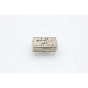 121-034 / 8639 KSS 20.0000MHZ CRYSTAL OSCILLATOR NOS 1PC. C558BU1F200315
