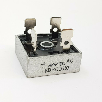 PUENTE RECTIFICADOR SILICIO KBPC1510 BRIDGE RECTIFIER (NEW OLD STOCK) C241B
