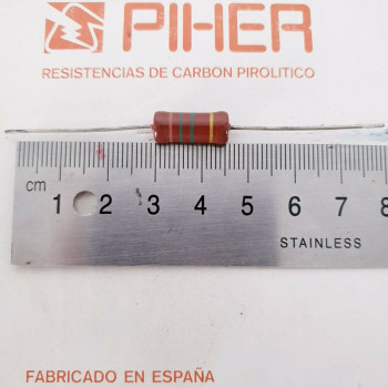 1 X 1W 1,5M 1.5M 1M5 5% 1970s VINTAGE PIHER RESISTOR. NOS. C1830U200F040221