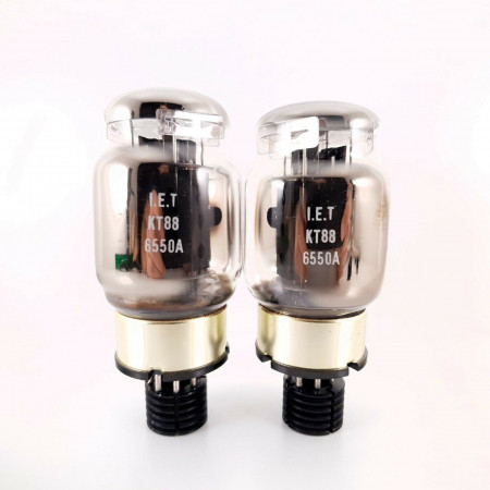2 X 6550A / KT88 IET TUBE. CHINESE PROD. DUAL GETTER. AB  ENA