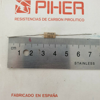 1 X 1/2W 15R 10% 1960s VINTAGE PIHER RESISTOR. NOS. C1830U295F040221