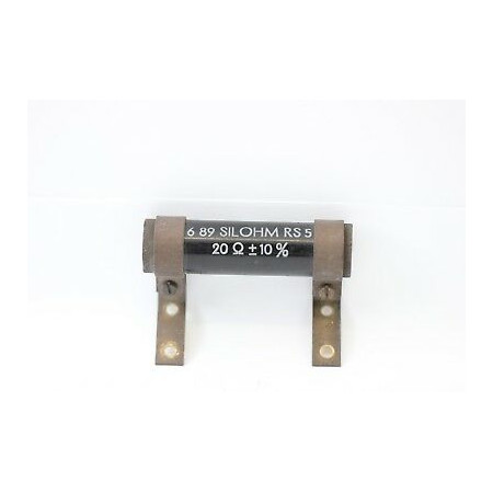 WIREWOUND RESISTOR SILOHM 20 OHM 15W NOS (New Old Stock) *1PC* CA72U1F040418