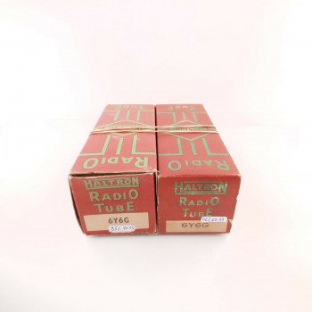 2 X 6Y6G HALTRON TUBE. GREY/BLACK PLATES. AB  ENA