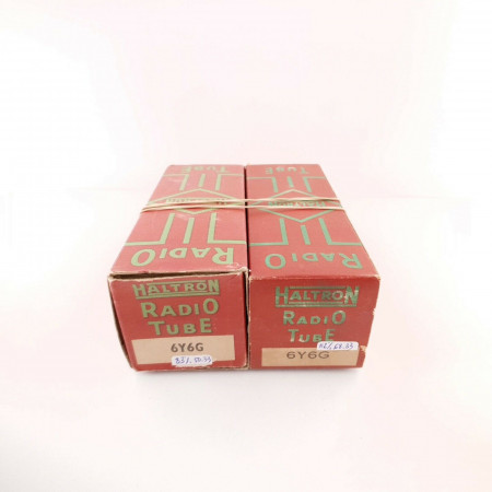 2 X 6Y6G HALTRON TUBE. GREY/BLACK PLATES. AB  ENA