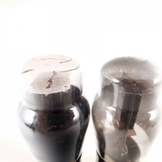 2 X 6Y6G RCA TUBE. GREYLOCK BRANDED. BLACK PLATES. SMOKED GLASS NOS/NIB. AB  ENA
