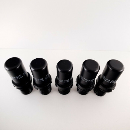 5 X JAN 6SJ7 GE TUBE. 1981' PRODUCTION. NOS/NIB. AB  ENA