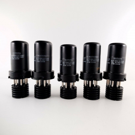 5 X JAN 6SJ7 GE TUBE. 1981' PRODUCTION. NOS/NIB. AB  ENA