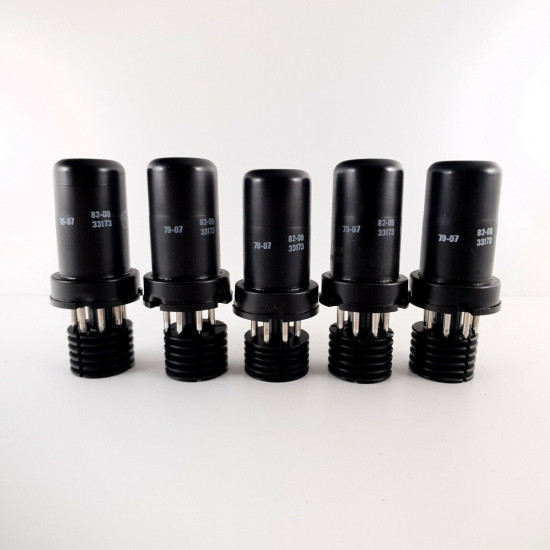 5 X JAN 6SJ7 GE TUBE. 1981' PRODUCTION. NOS/NIB. AB  ENA