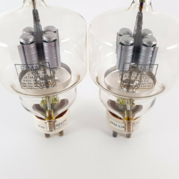 2 X JAN CIM 304TH / VT254 EIMAC TUBE. 1950s PRODUCTION. CW  ENA 2