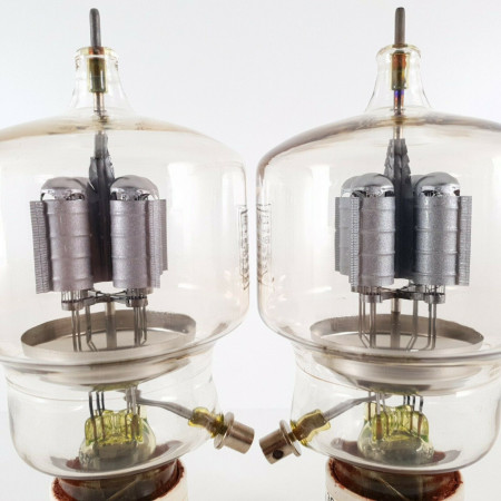 2 X JAN CIM 304TH / VT254 EIMAC TUBE. 1950s PRODUCTION. CW  ENA