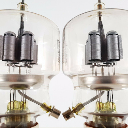 2 X JAN CIM 304TH / VT254 EIMAC TUBE. 1950s PRODUCTION. CW  ENA